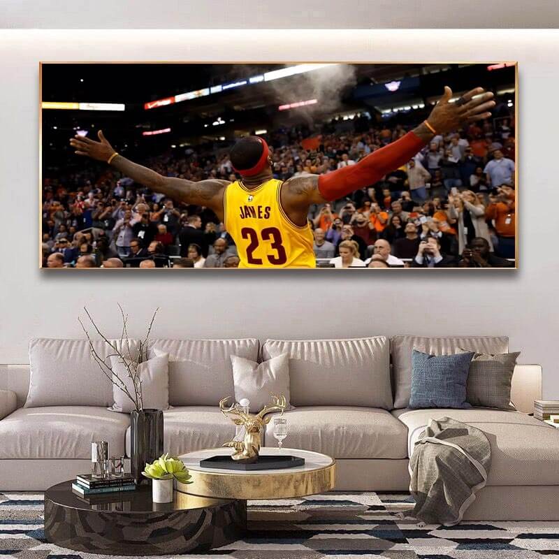 LeBron James Lakers Wall Art