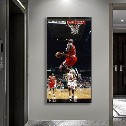 Michael Jordan Dunk Wall Art