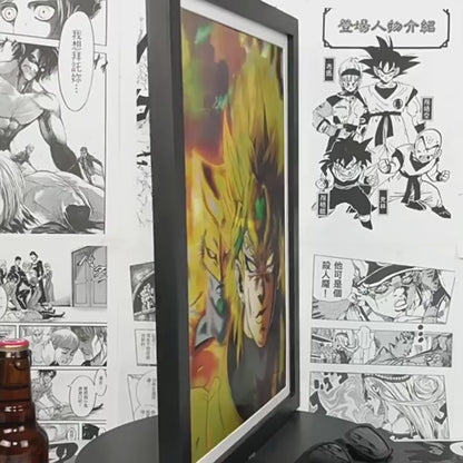 Dio Brando and Jotaro Kujo 3D Poster