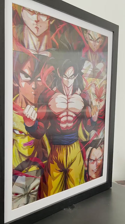 Goku 3D Lenticular Posters