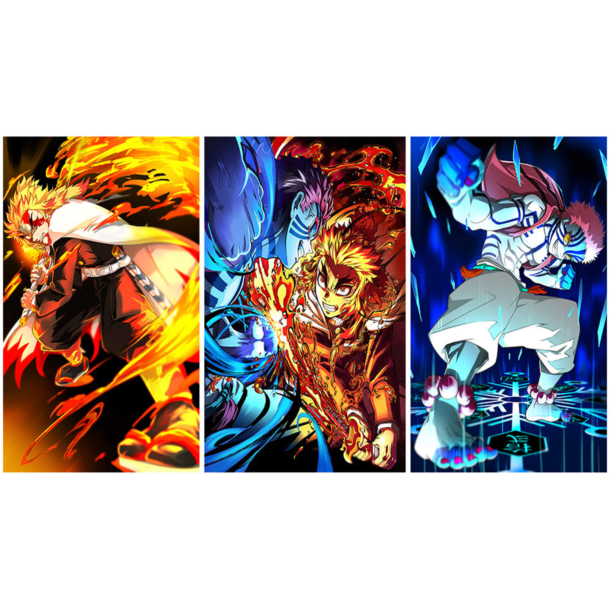 Jujutsu Kaisen Anime 3D Anime Poster Gojo, Itadori, Megumi, Nobara -  Walmart.com