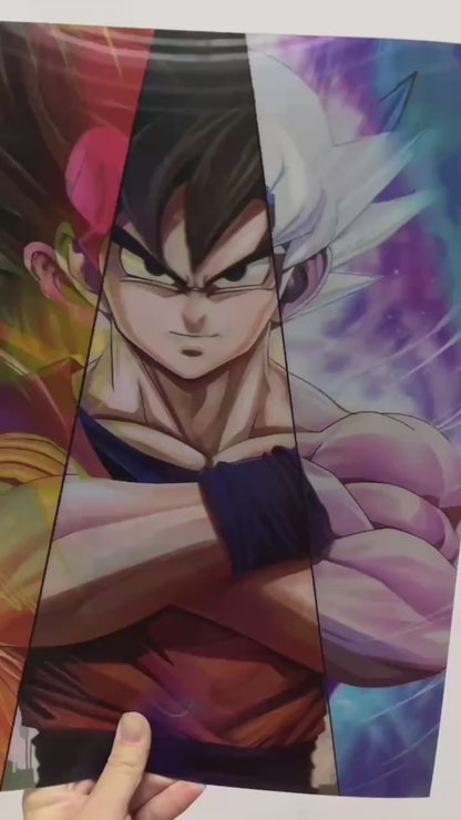 Goku 3D Lenticular Posters