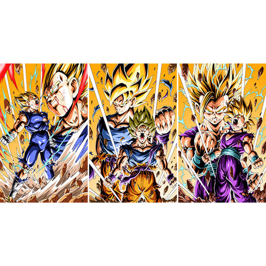 Vegeta Goku Gohan 3D Lenticular Poster